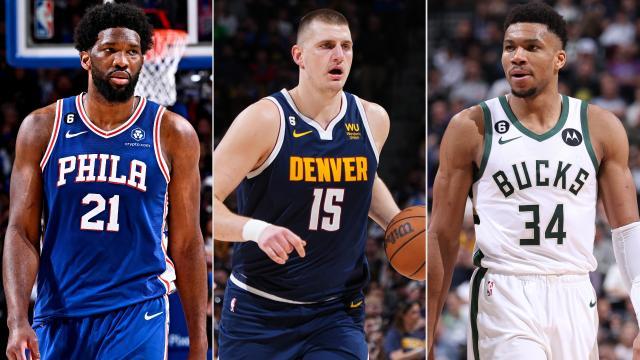 Joel Embiid, Nikola Jokic and Giannis Antetokounmpo 050223.jpeg
